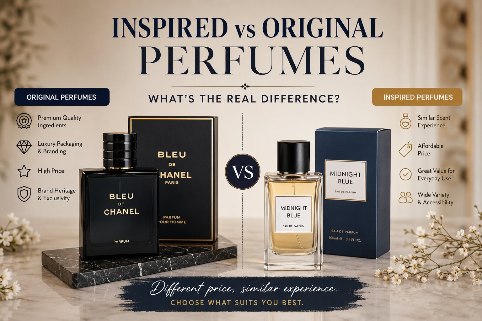 Inspired vs Original Perfumes